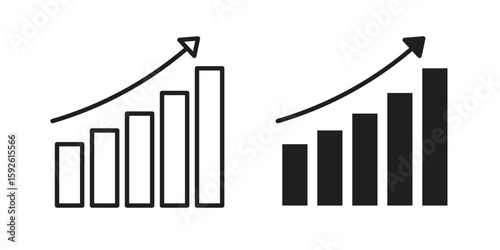 Stagflation icons design vector graphic recourse