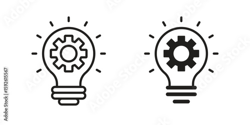Implementation icons design vector graphic recourse