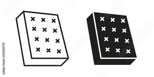 Mattress icons design vector graphic recourse
