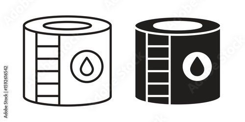 Water tank icons design vector graphic recourse