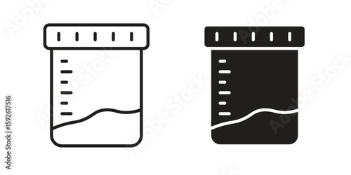 Urine test icons design vector graphic recourse