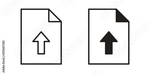 Upload file icons design vector graphic recourse