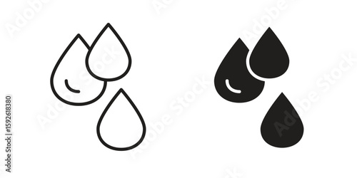 Tear drop icons design vector graphic recourse