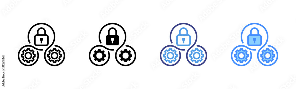 Fototapeta premium Devops Icon