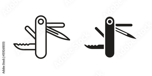 Swiss Knife icons design vector graphic recourse