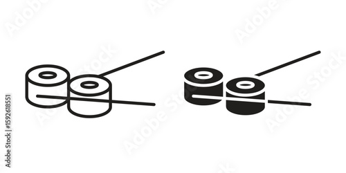 Sushi icons design vector graphic recourse