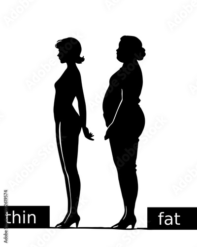 Comparison of Thin and Fat Body Types