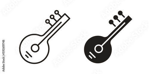 Sitar icons design vector graphic recourse