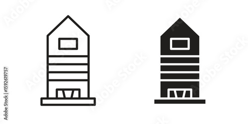 Silo icons design vector graphic recourse