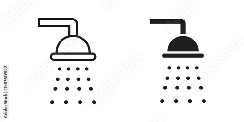 Shower Head icons design vector graphic recourse