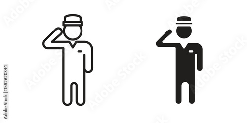 Salute icons design vector graphic recourse