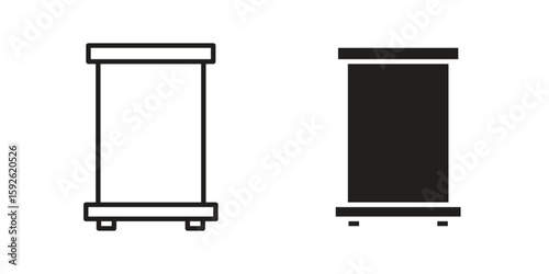 Roll up banners icons design vector graphic recourse