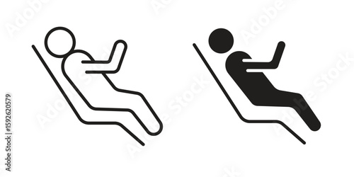 Resting icons design vector graphic recourse