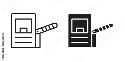 Road toll icons design vector graphic recourse