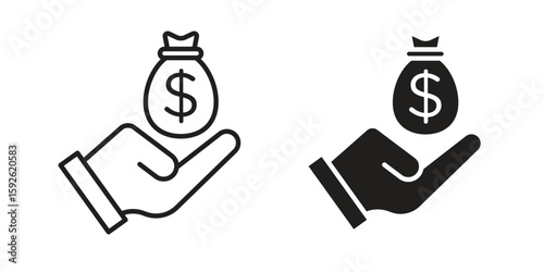 Revenue icons design vector graphic recourse