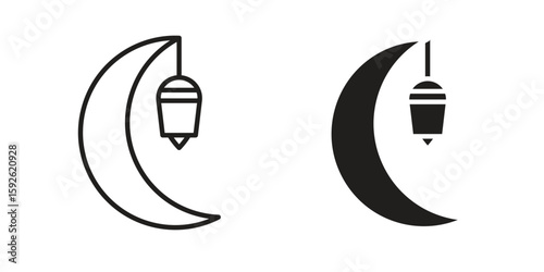 Ramadan Month icons design vector graphic recourse