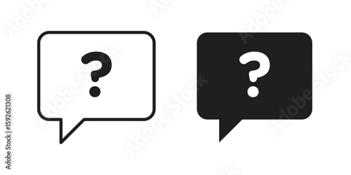 Question icons design vector graphic recourse