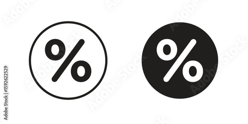 Percent icons design vector graphic recourse