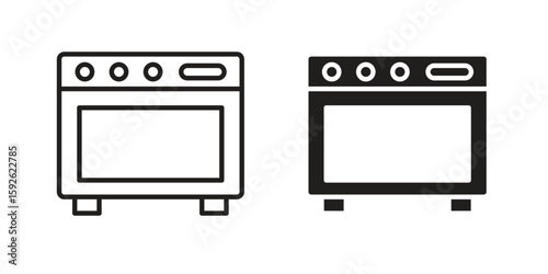 Oven icons design vector graphic recourse