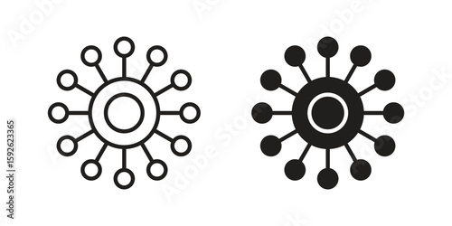 Multichannel icons design vector graphic recourse