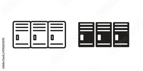 Locker icons design vector graphic recourse