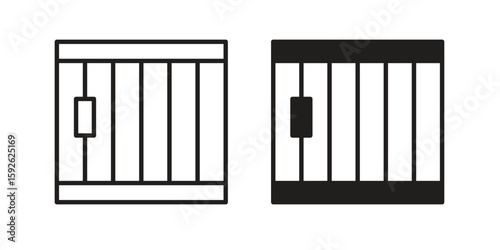 Jail icons design vector graphic recourse