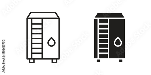 Infrared heat cabin icons design vector graphic recourse