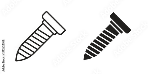 Implant Fixture icons design vector graphic recourse
