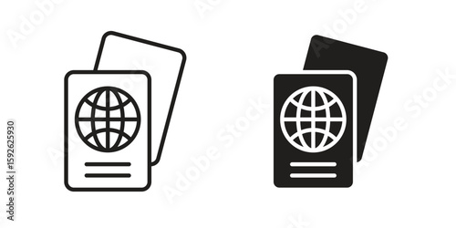 Immigration icons design vector graphic recourse