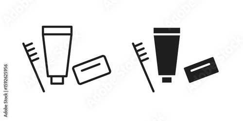 hygiene kit icons design vector graphic recourse