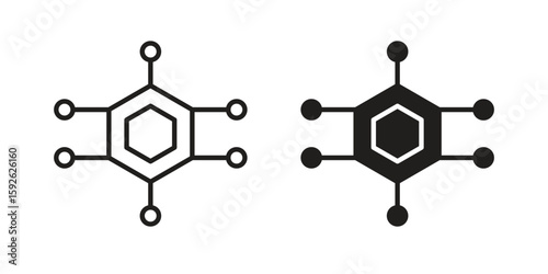 Hub icons design vector graphic recourse