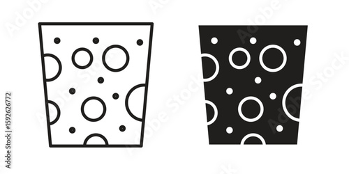 Hard Water icons design vector graphic recourse