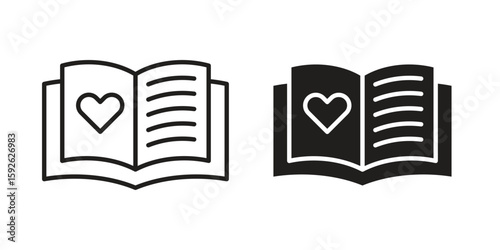 Guests book icons design vector graphic recourse