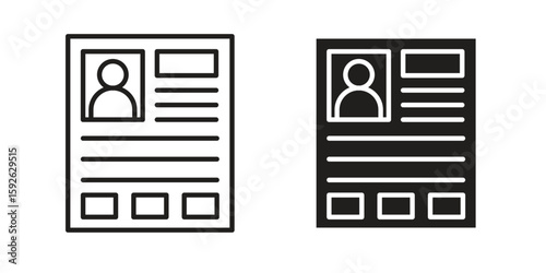 Criminal record icons design vector graphic recourse