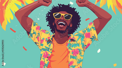 Celebrating Heritage Day: Afro Man