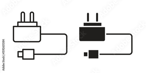 Charger icons design vector graphic recourse