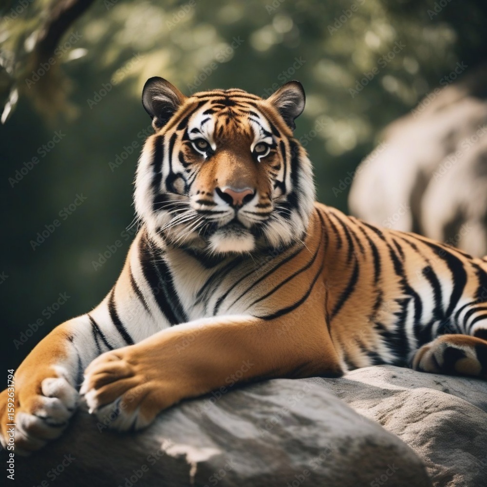 Obraz premium tiger at peace