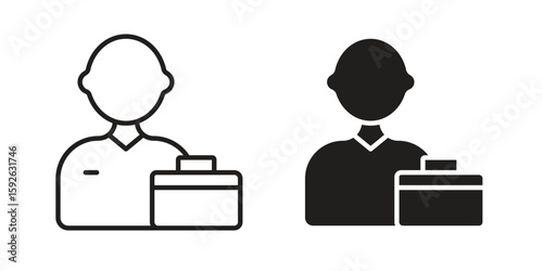 Businessman icons design vector graphic recourse