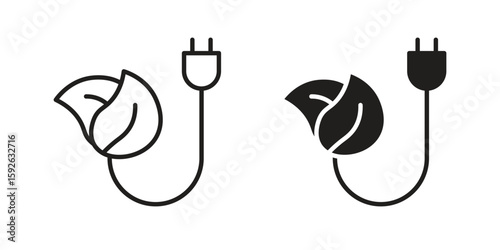Biomass energy icons design vector graphic recourse