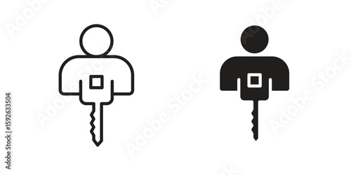 Authentication icons design vector graphic recourse