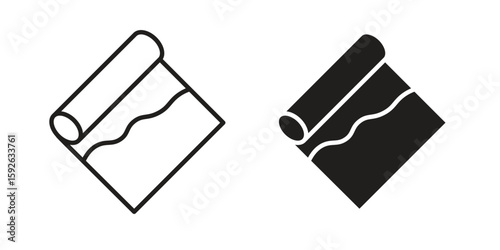 Aluminum foil icons design vector graphic recourse