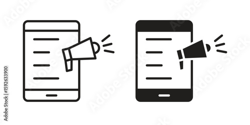 Advertising icons design vector graphic recourse