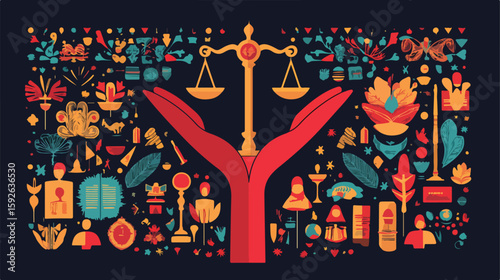 Justice Law Scale Human Rights Day