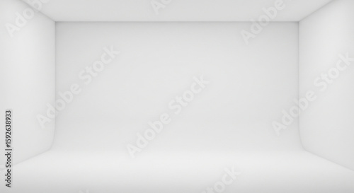 Wallpaper Mural Minimalist White Room Background for Modern Design Projects and Photography Torontodigital.ca