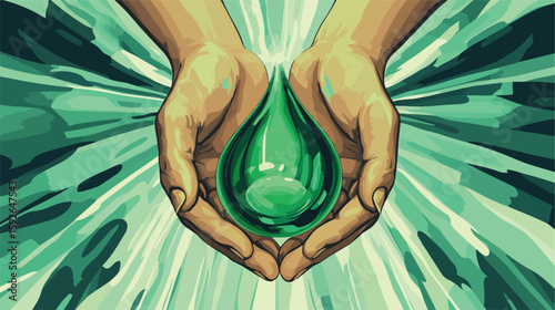 Eco-Friendly Water Conservation Concept
