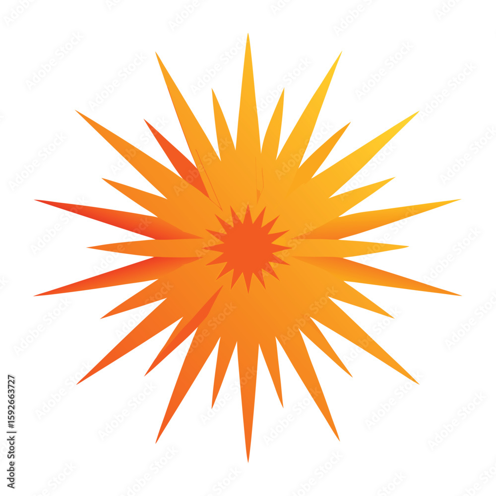 A powerful vibrant orange starburst featuring dynamic radiating lines, symbolizing energy, warmth, and a bright future. A powerful vibrant orange starburst featuring dynamic radiating lines, symbolizing energy, warmth, and a bright future.