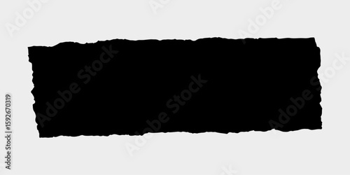 Dark Patch on White Background: A stark black rectangle stands out against a clean, pristine backdrop, the raw, textured edges lending an intriguing visual contrast.