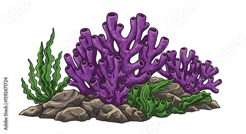 Coral Reef Ecosystem: Vibrant Underwater World

