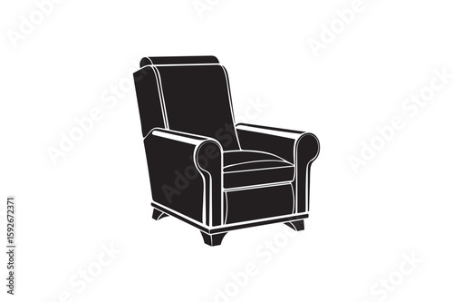 Recliner silhouette. (1)