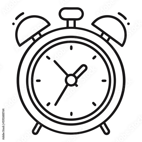 black alarm clock
